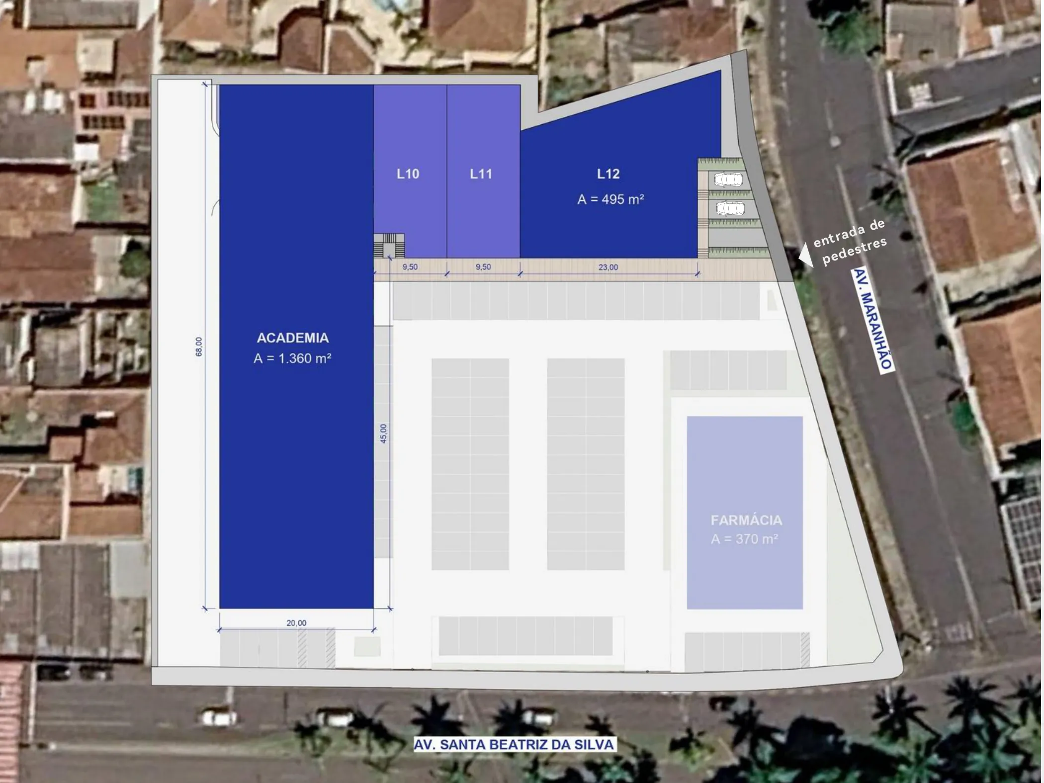 Planta do 1º pavimento