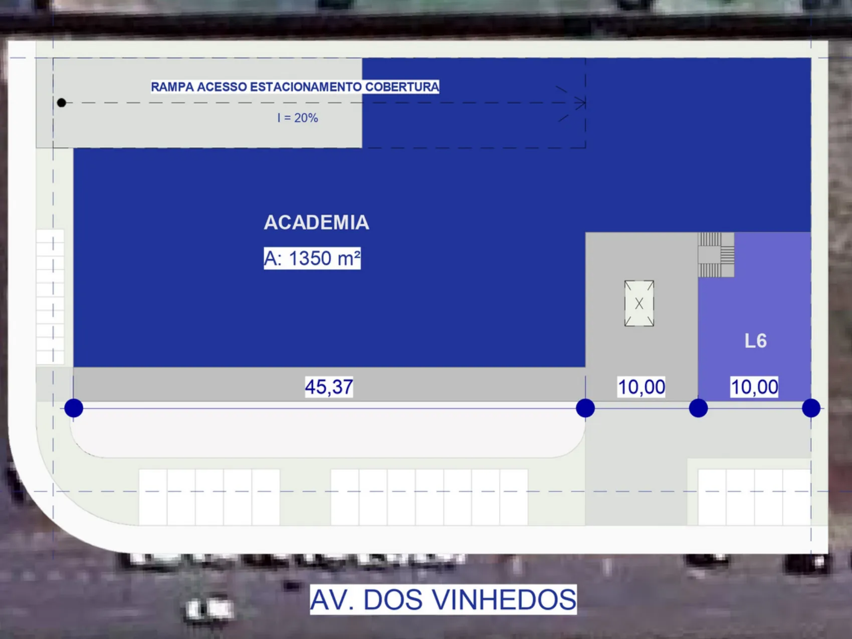 Planta do 1º pavimento